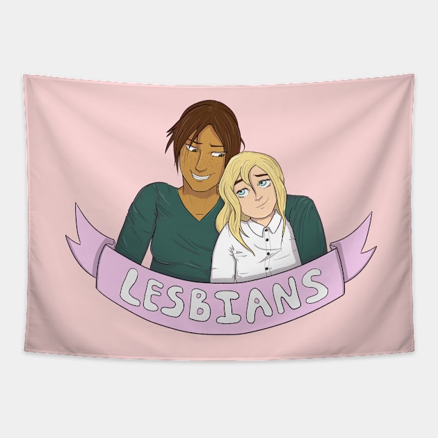 Yumikuri in Lesbians Tapestry by drawnbysofie