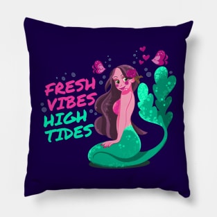 Fresh Vibes - Mermaid Pillow