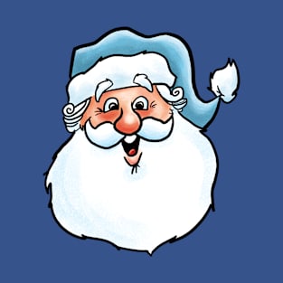 Blue Santa T-Shirt