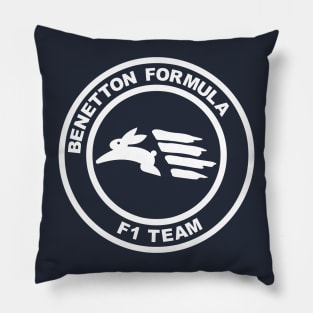 Benetton F1 Team Shield 80's Model 2 Pillow