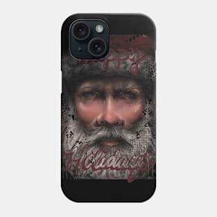 Santa wishes you happy holidays Phone Case