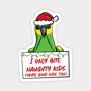 Only Bite Naughty Kids Blue-Fronted Amazon Magnet
