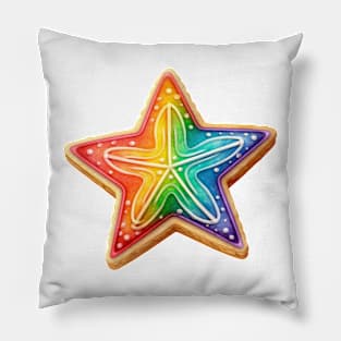 Gingerbread Star Pillow