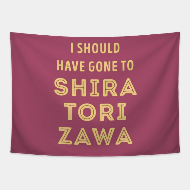 I should have gone to Shiratorizawa Tapestry by Teeworthy Designs