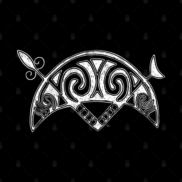 Pictish Symbol Crescent and V-Rod by LaForma