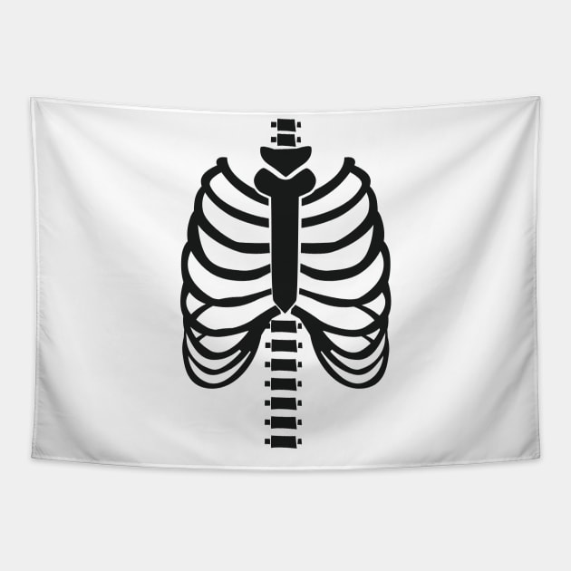 Halloween Skeleton Costume Tapestry by The Gift Hub