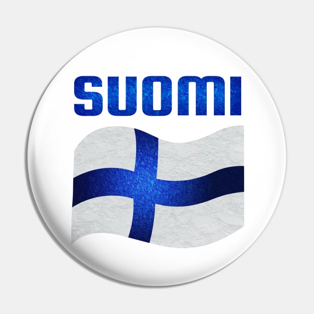 Suomi Finland suomenlippu Pin by Purrfect