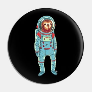 Sloth Astronaut Pin