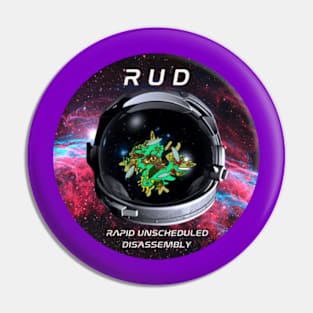 RUD: Rapid Unscheduled Disassembly-Bug Splatter, Red Galaxy Edition Pin