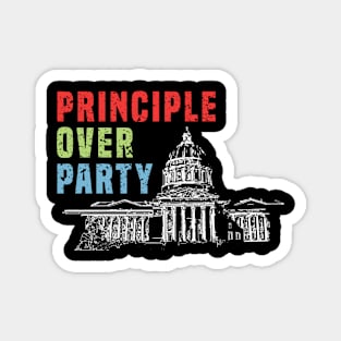 Principle Over Party Magnet