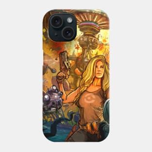 Rogue Warrior Robot Fighter Comic Art Phone Case