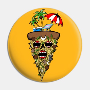 HAWAIIAN Collectible Poison Pizza Pin