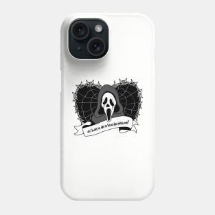 Barbed Love (Monochrome) By Fizricc.Artsy Phone Case