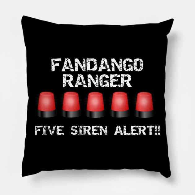 fandangoranger5sirenalert Pillow by StacysCellar