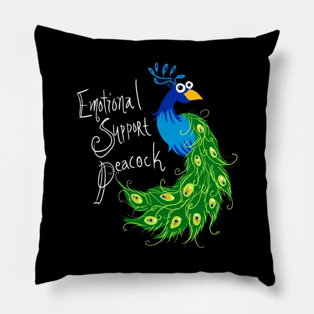 Peacock Pillow by satriyaarya