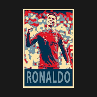 Cristiano Ronaldo - Hope Poster T-Shirt