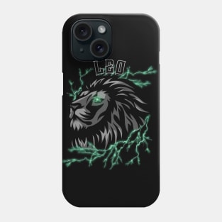 Lightning Leo (green) Phone Case