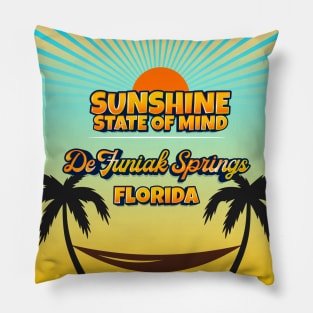 De Funiak Springs Florida - Sunshine State of Mind Pillow