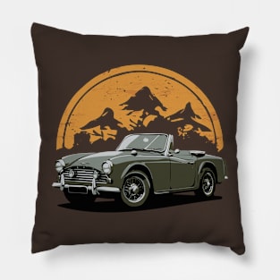 Triumph TR6 Pillow