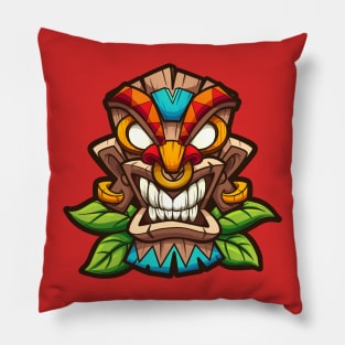 Tiki Mask Pillow