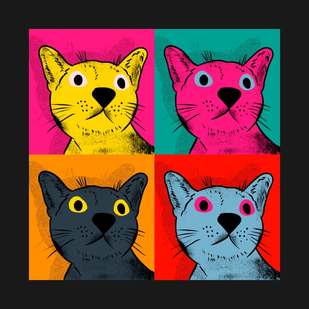 Pop Art Cat by NathanielF
