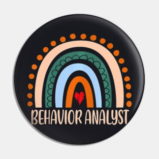 Behavior Analyst Rainbow Appreciation Day Back To School Pin