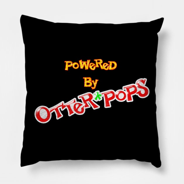 Powered by Otter Pops 01 Pillow by Veraukoion