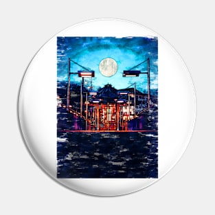 Full Moons Perspective Bridge. For Moon Lovers. Pin