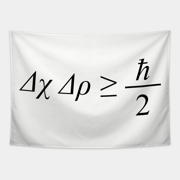 Heisenberg Uncertainty Principle Tapestry by Among the Leaves Apparel