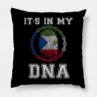 Equatorial Guinea  It's In My DNA - Gift for Equatorial Guinean From Equatorial Guinea Pillow