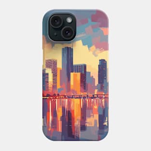 Miami Florida Impressionism Painting Phone Case