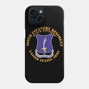 369th Infantry Regiment - DUI - First Draw - Black Rattlers Phone Case