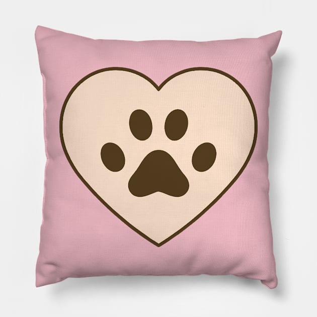 Paw for a Cause Pillow by Lovely Animals