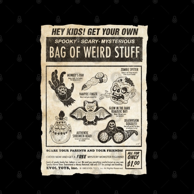 Bag of Weird Stuff by chrisraimoart