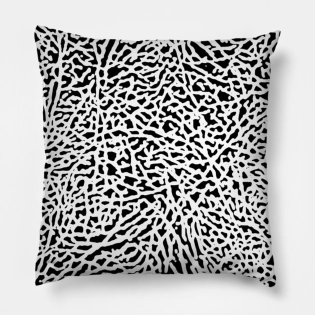 AJ 3 - Elephant print in white Pillow by Buff Geeks Art