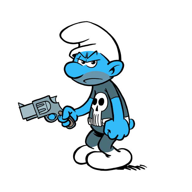 Punishing Smurf by ticulin