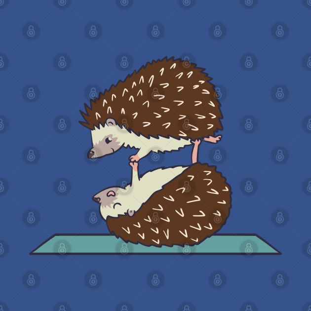 Acroyoga Hedgehog by huebucket
