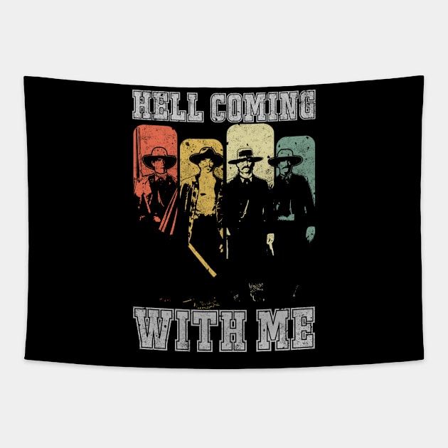 HELL COMING WITH ME Tapestry by Fijakilsa