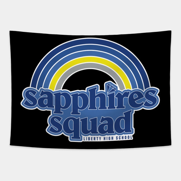 Sapphires Squad Tapestry by bellamuert3