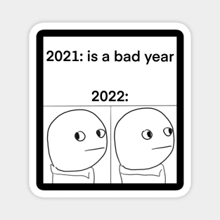 new year meme Magnet