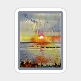 Hawaiian Sunset Magnet