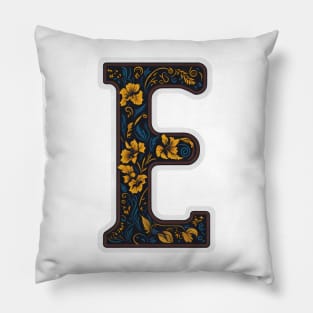 Letter E Pillow