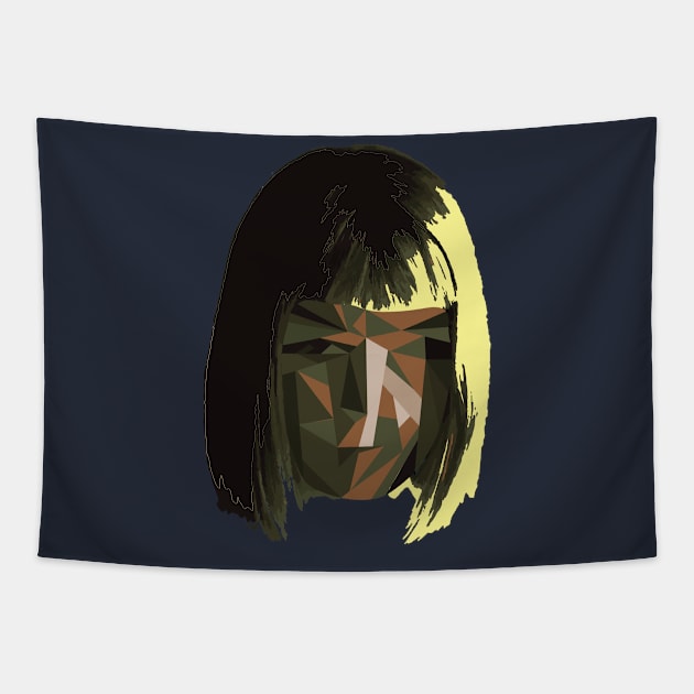 Abstract Face Tapestry by Mr. Aristocrato