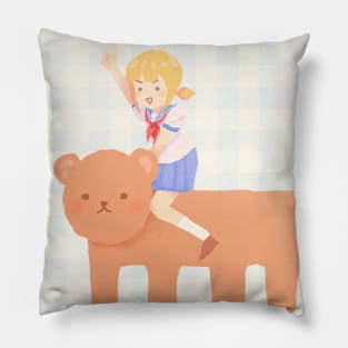 Bear Ride Pillow