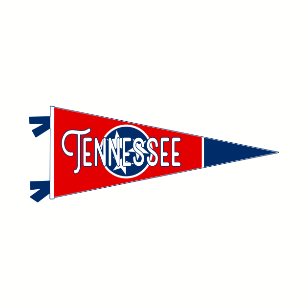 Tennessee Flag Pennant by zsonn