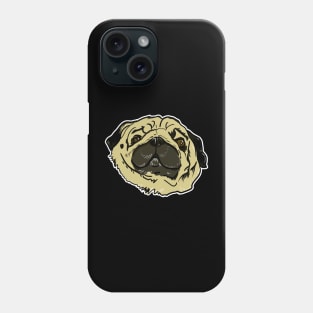 Pug Dog Head Phone Case