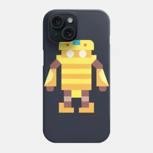 Cute Yellow Robot Phone Case