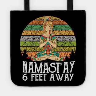 NAMAST'AY 6FT AWAY YOGA GIRL Tote