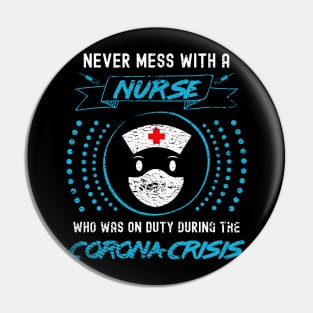 Corona Nurse in Turquoise Pin