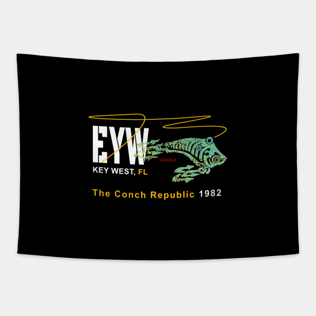 Key West, The Conch Republic since 1982 Tapestry by The Witness